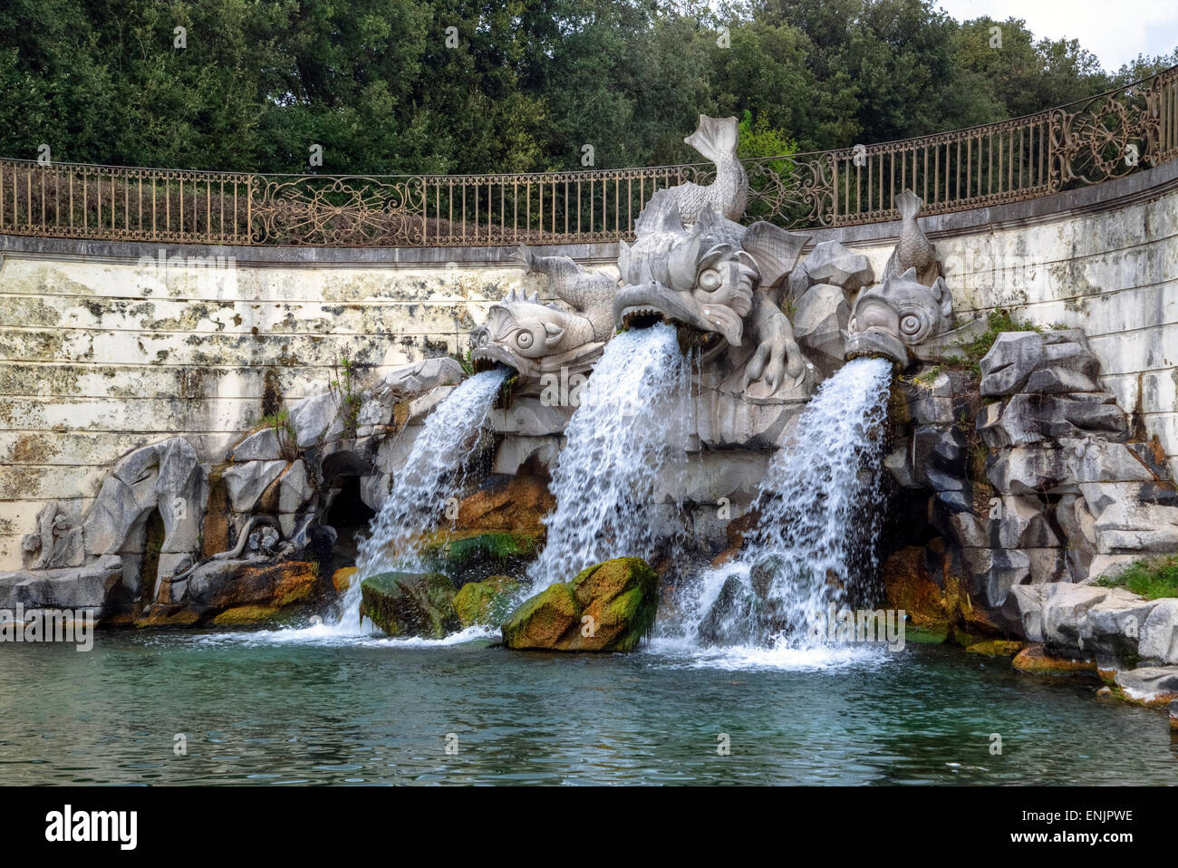 Königspalast von Caserta, Caserta, Kampanien, Italien Stockfoto