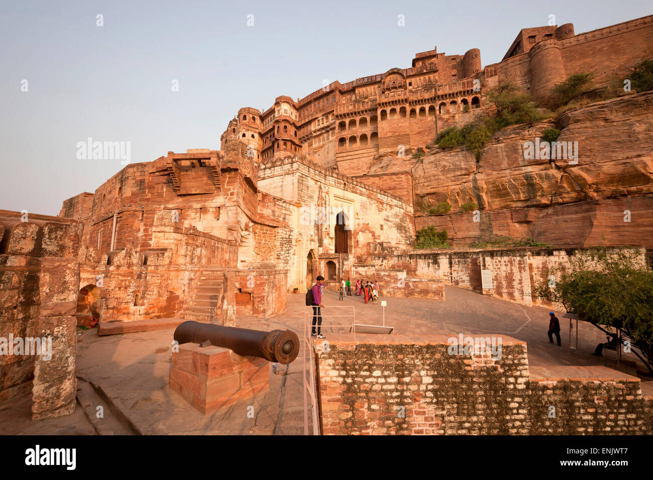 Fort Meherangarh, Jodhpur, Rajasthan, Indien Stockfoto