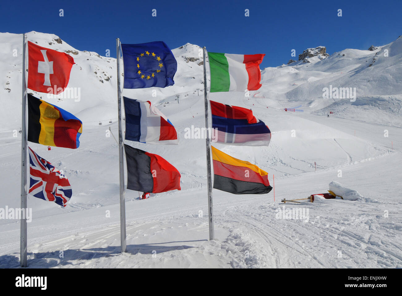 Europa, Italien, Aostatal, Valtournenche Stockfoto