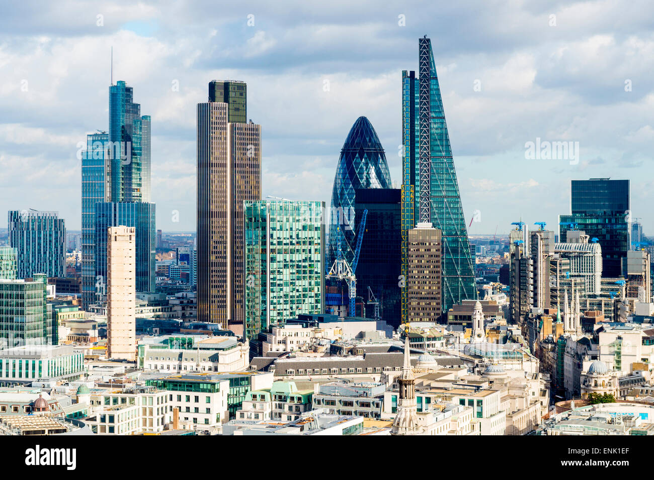 Der Londoner Skyline, London, England, Vereinigtes Königreich, Europa Stockfoto