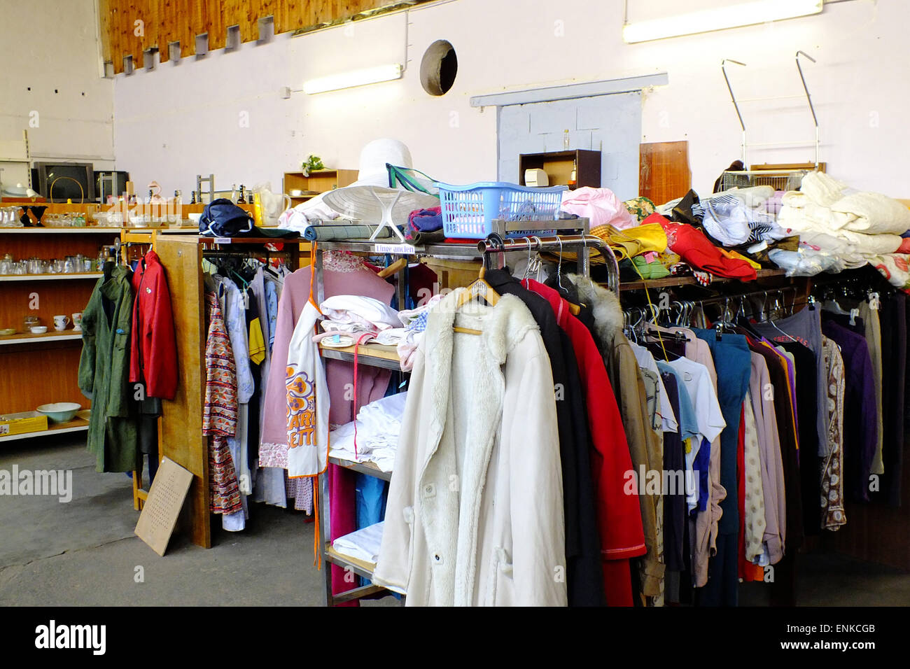 Second-Hand-shop Stockfoto