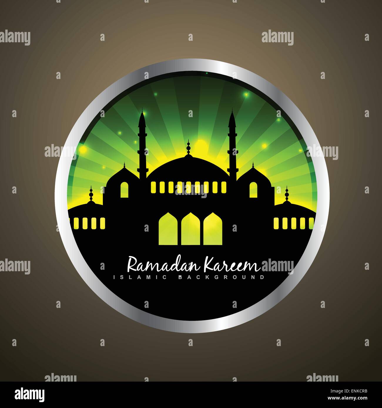 Vektor-schönen Ramadan-Design-label Stock Vektor