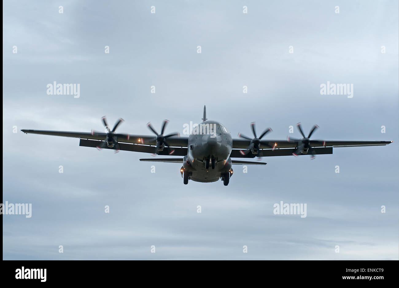 Königliche Dänische Luftwaffe Lockheed Martin C-130J-30 Hercules B-583. Stockfoto