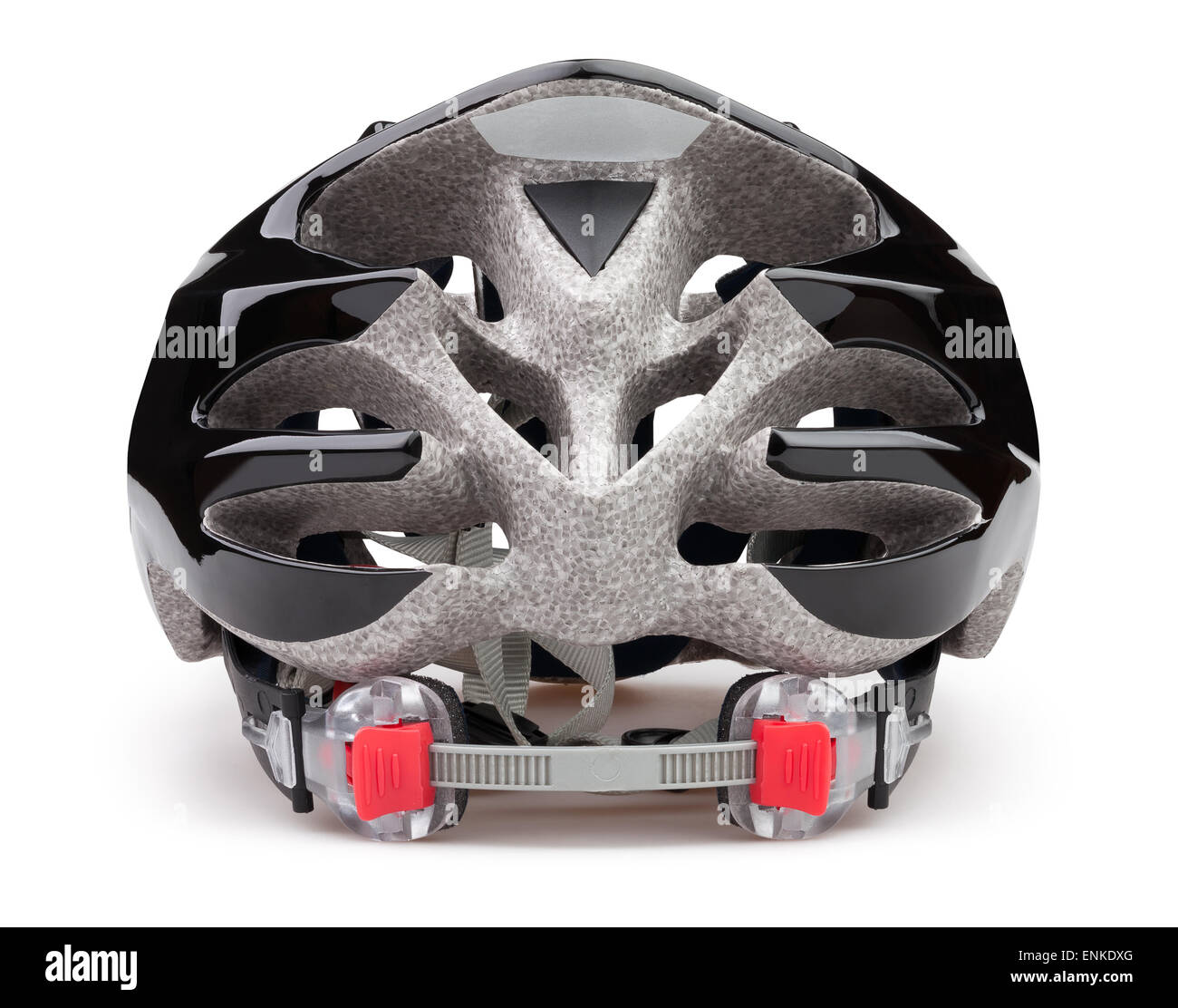 Fahrradhelm, isoliert Stockfoto