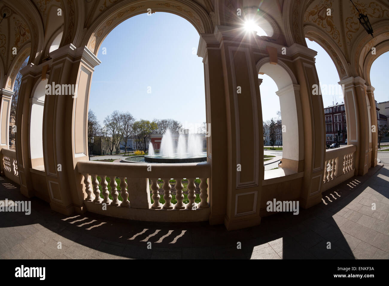 Opernhaus Durchgang Bogen odessa Stockfoto