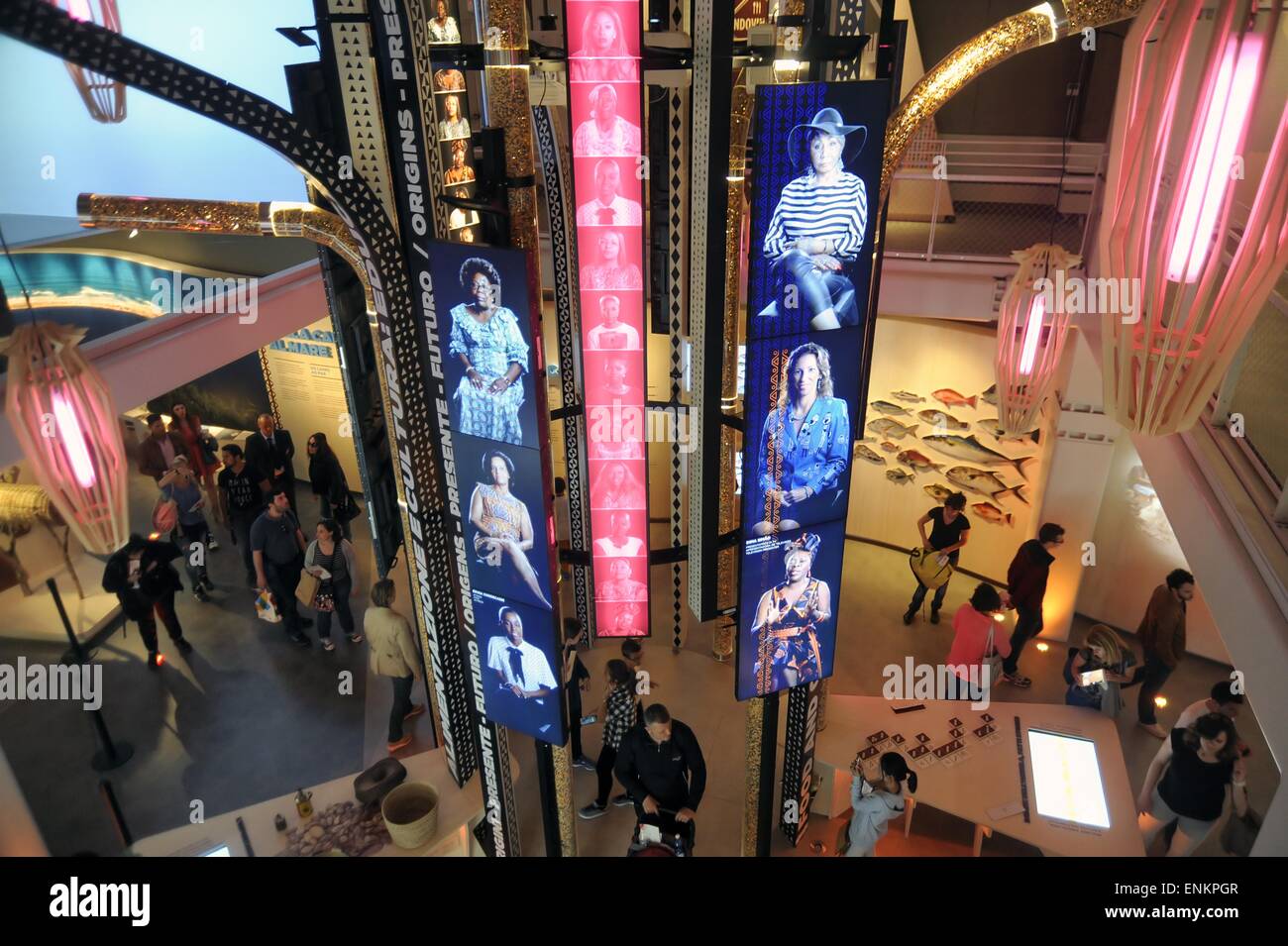 Mailand (Italien), World Ausstellung Expo 2015, die Angola-Pavillon Stockfoto