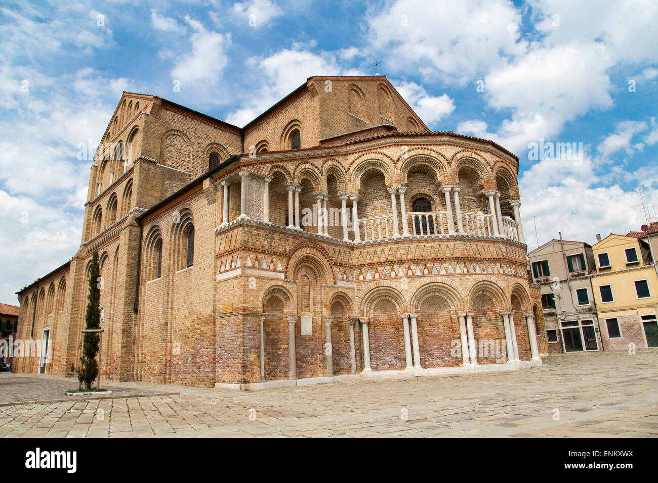 Die Kirche von Santa Maria e San Donato ist ein religiöser Gebäude befindet sich in Murano, Italien Stockfoto