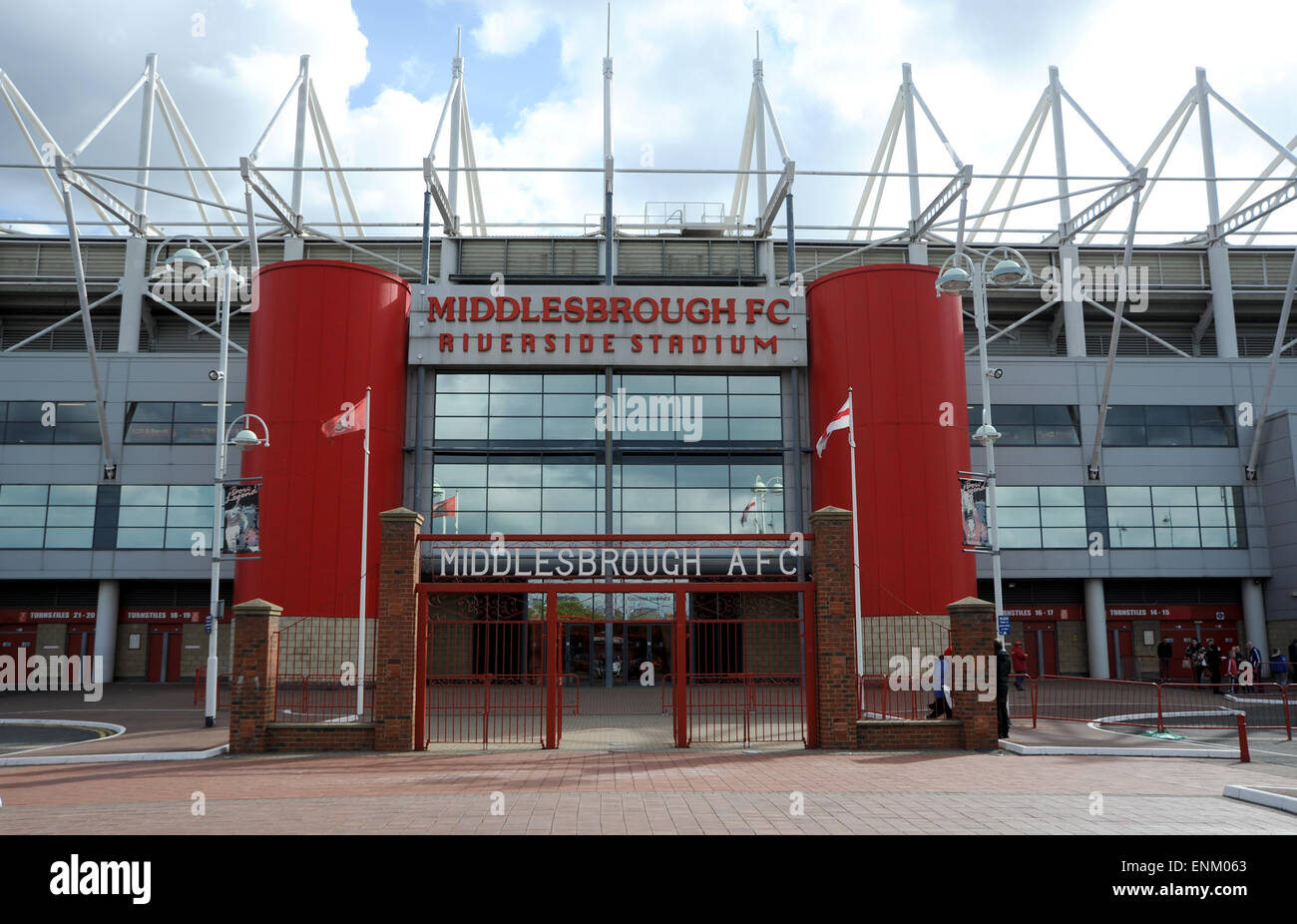 Middlesbrough Teeside UK - The Riverside Stadium Fußballstadien Club England Stockfoto