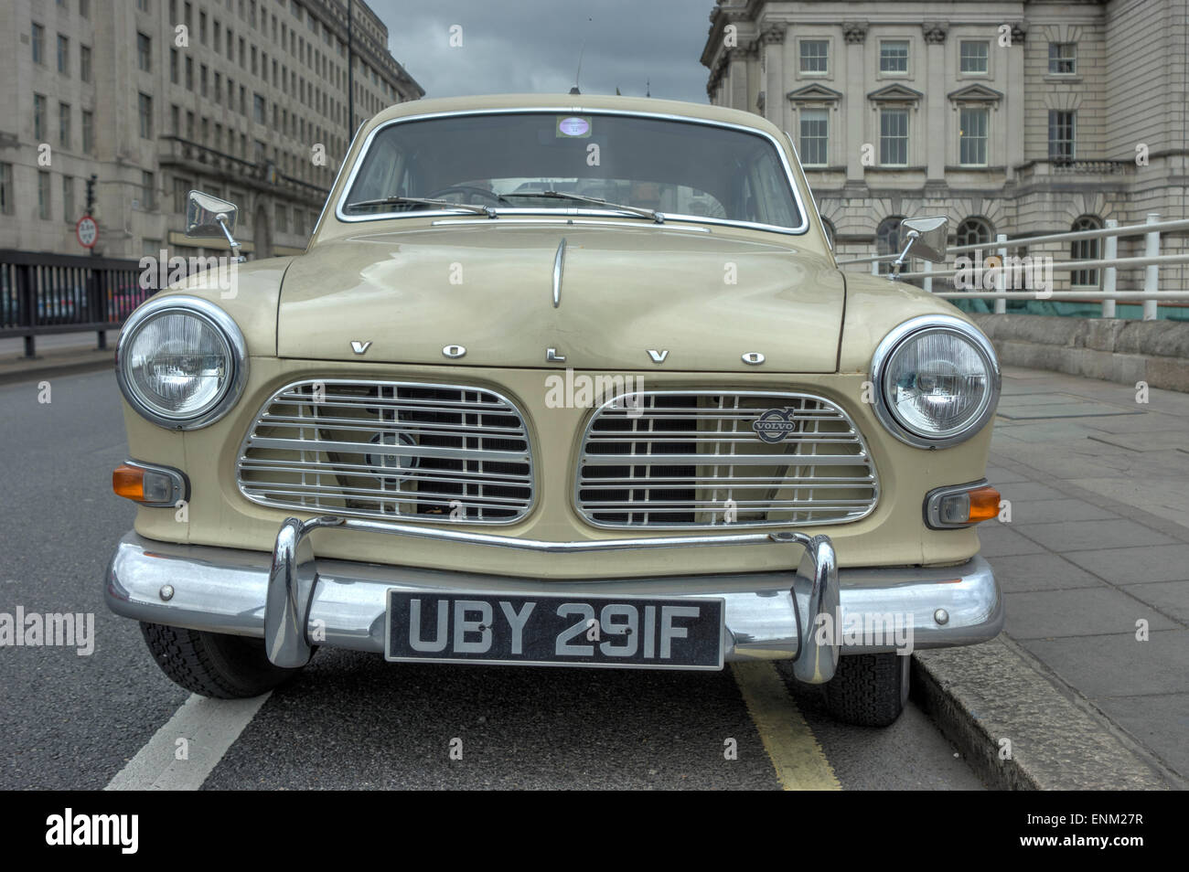 Volvo Auto 1960er Jahre Volvo klassische Oldtimer in London Stockfoto