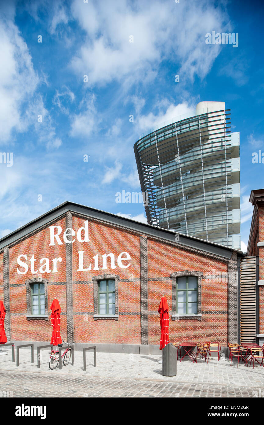 Belgien, Antwerpen - Red Star Line Museum Stockfoto