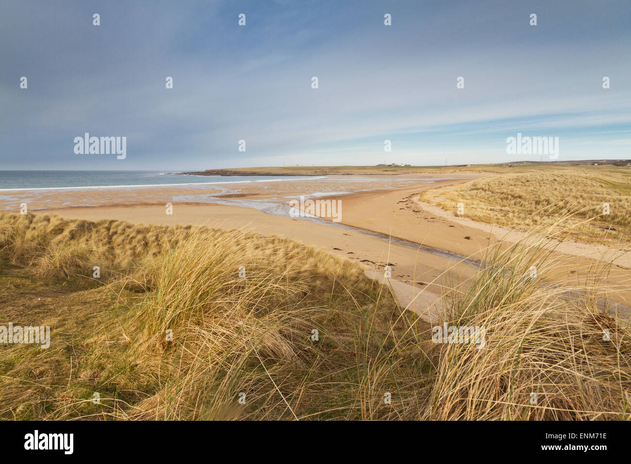 Sandside Strand, Caithness Stockfoto