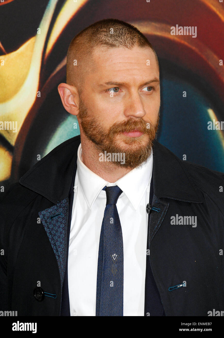 Los Angeles, Kalifornien, USA. 7. Mai 2015. Tom Hardy Mad Max Fury Road Filmpremiere 05.07.2015 Hollywood Credit: Dpa picture-Alliance/Alamy Live News Stockfoto
