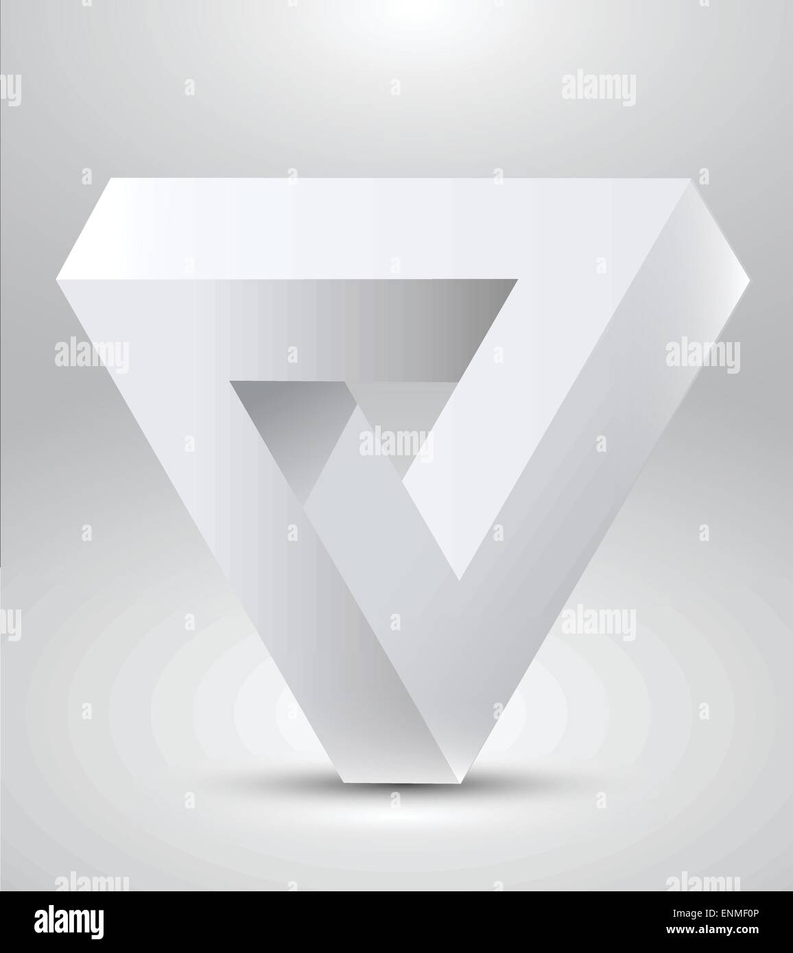 Penrose Dreieck Stock Vektor