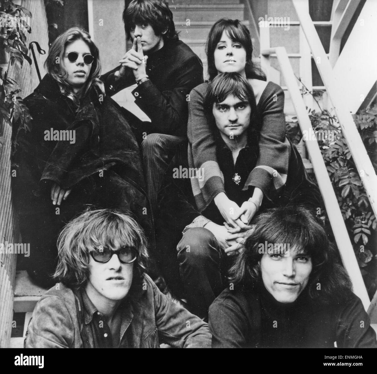 JEFFERSON AIRPLANE-Promo-Foto des US-Rock-Gruppe über 1968 Stockfoto