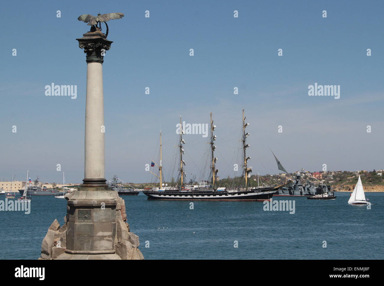 Sewastopol Krim Russland 7 Mai 2015 Ein Denkmal Für