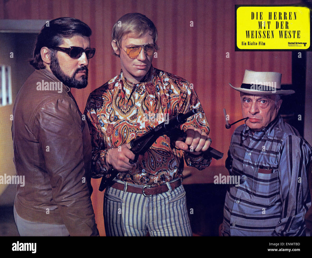 Sterben die Herren Mit der Weissen übergehende, Deutschland 1970, Regie: Wolfgang Staudte, Monia: Mario Adorf, Norbert Grupe Stockfoto Sterben die Herren Mit der Weissen übergehende, Deutschland 1970, Regie: Wolfgang Staudte, Monia: Mario Adorf, Norbert Grupe Stockfoto