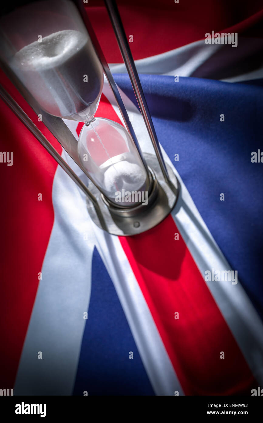 Wahl 2015. Zeit läuft ab Stockfoto