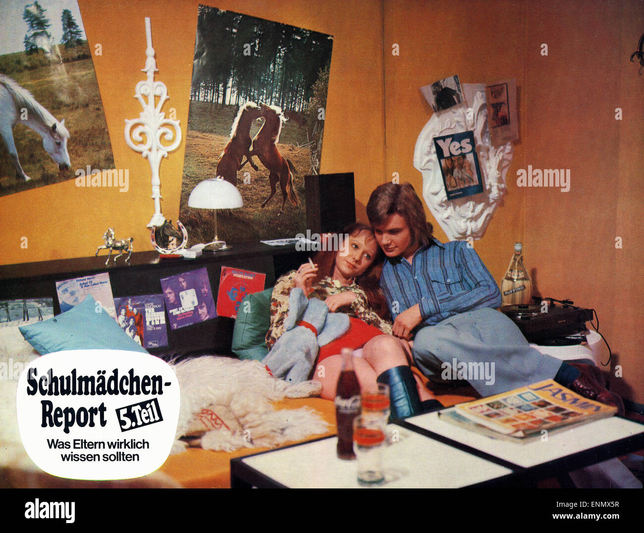 Schulmädchen-Report 5. Teil - wurde Eltern Wirklich Wissen malcesinen, Deutschland 1973, Regie: Ernst Hofbauer, Walter Boos, Darstell Stockfoto