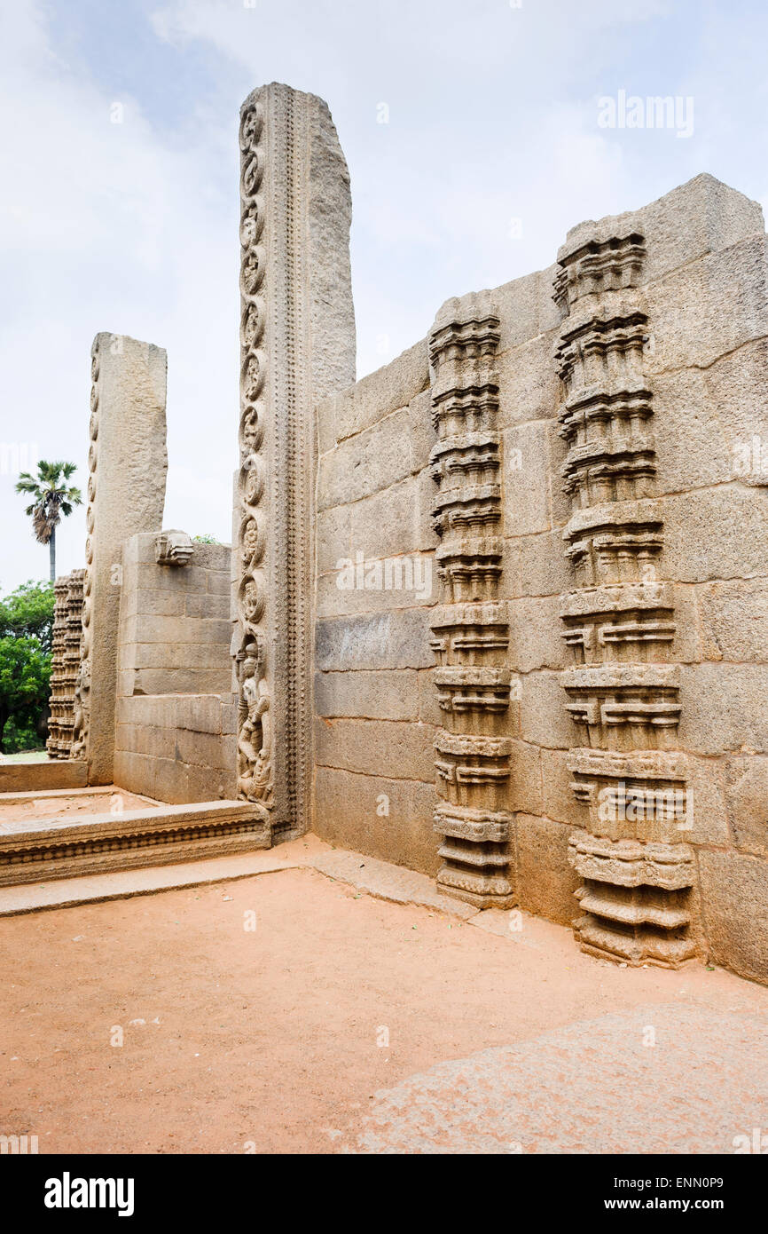 Alte Tempel, Mamallapuram. Stockfoto