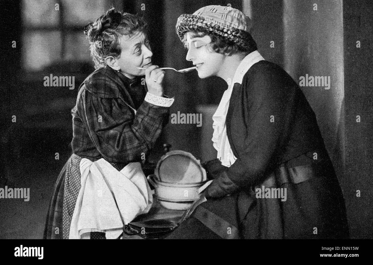 Der Weg der Grete Lessen, Deutschland 1919, Regie: Rudolf Biebrach, Monia: Frieda Richard, Lotte Neumann Stockfoto