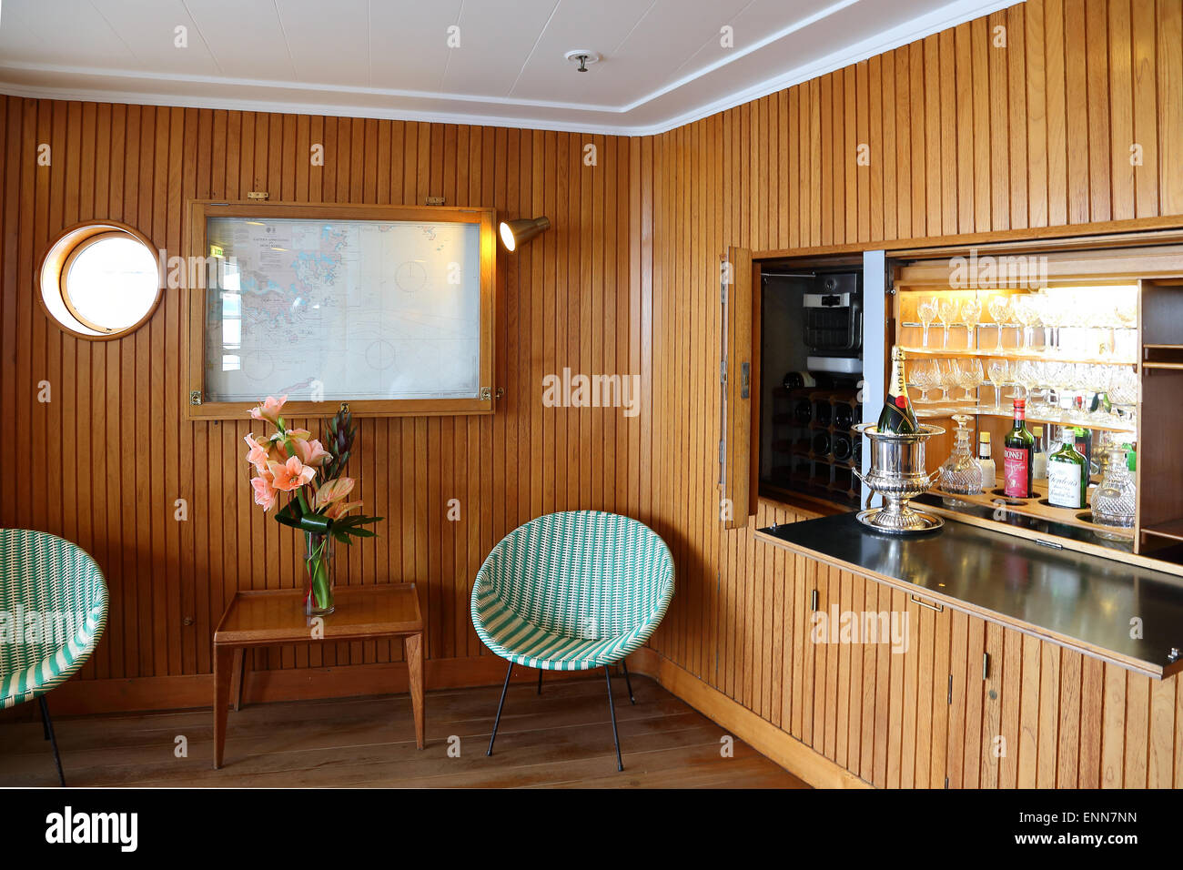 Royal Yacht Britannia, Edinburgh, Schottland Stockfoto