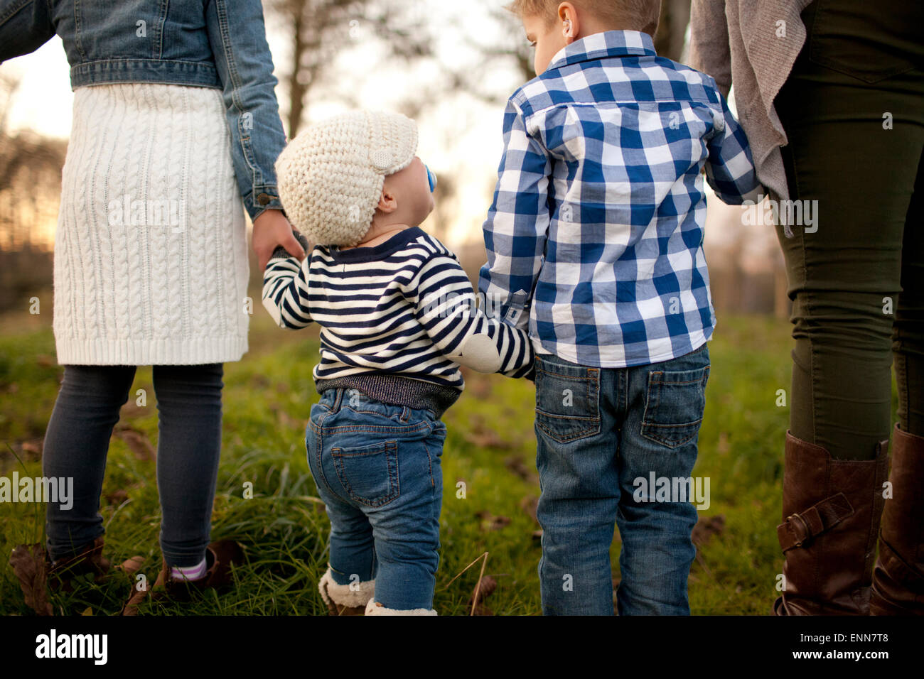 Familienfotos Stockfoto
