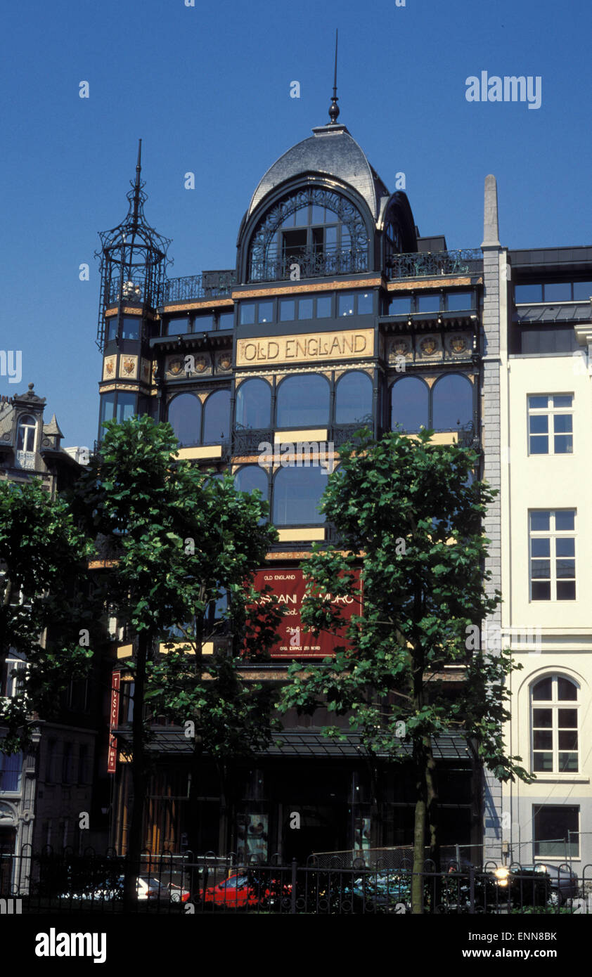 BEL, Belgien, Brüssel, Jugendstil-Gebäude Old England auf dem Mont des Arts, Museum für Musikinstrumente.  BEL, Belgien, Br Stockfoto