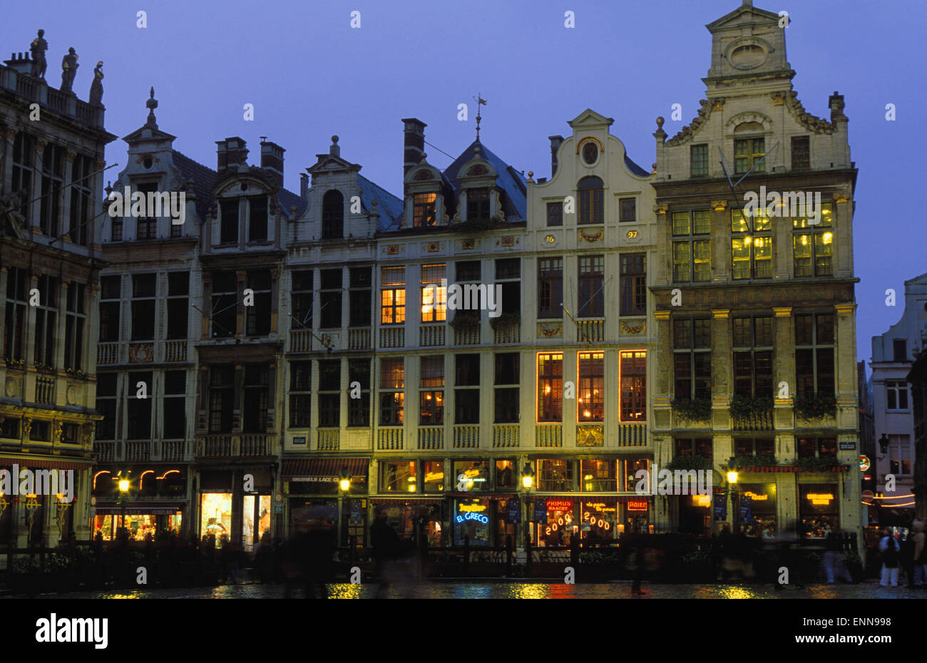 BEL, Belgien, Brüssel, Häuser am Grand Place.  BEL, Belgien, Bruessel, Haeuser bin Grand Place. Stockfoto
