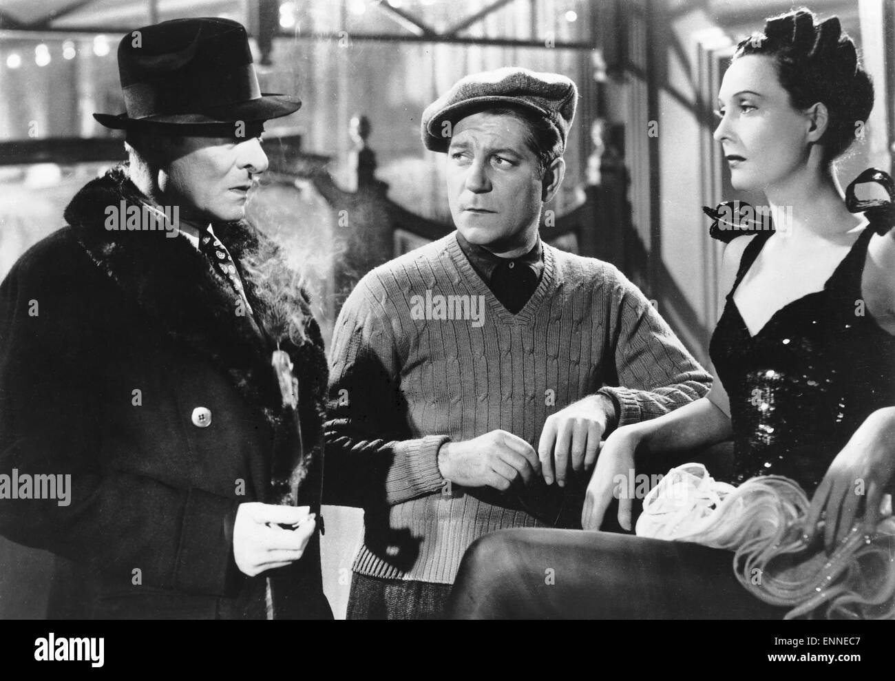 Le Jour Se Leve, Frankreich 1939, auch bekannt als: Der Tag Konzzert ein, Regie: Marcel Carne, Monia: Jean Gabin, Arletty, Jules Berry Stockfoto