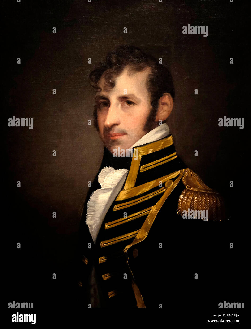 Stephen Decatur Jr. (5. Januar 1779 – 22. März 1820) war ein Vereinigte Staaten Marine-Offizier und Commodore bekannt für seine vielen Marine Siege im frühen 19. Jahrhundert. Stockfoto