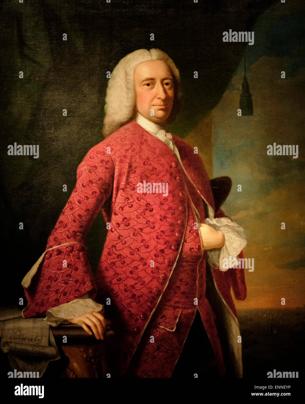 William Shirley 1750 Thomas Hudson Stockfoto
