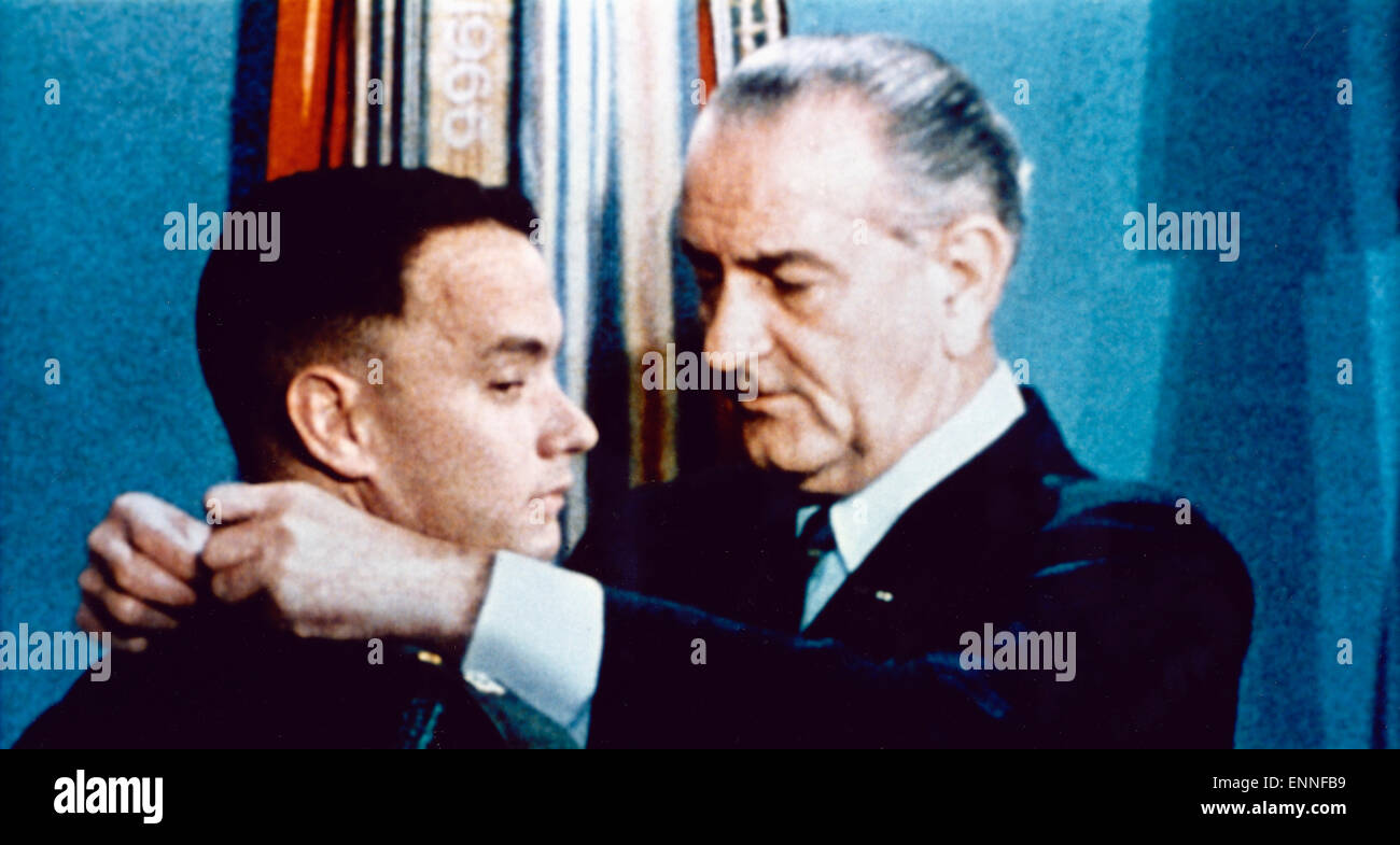 Forrest Gump, USA 1994, Regie: Robert Zemeckis, Monia: Tom Hanks, Lyndon B. Johnson Stockfoto