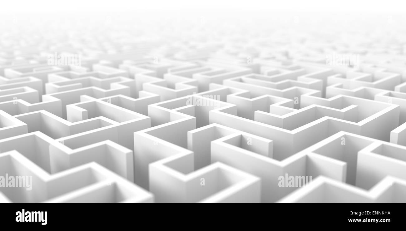 Labyrinth-Hintergrund Stockfoto