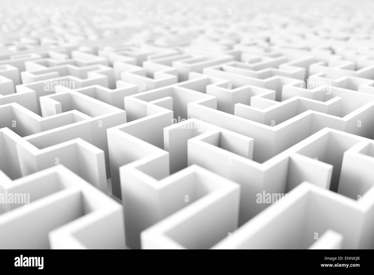 Endloses Labyrinth Hintergrund Stockfoto