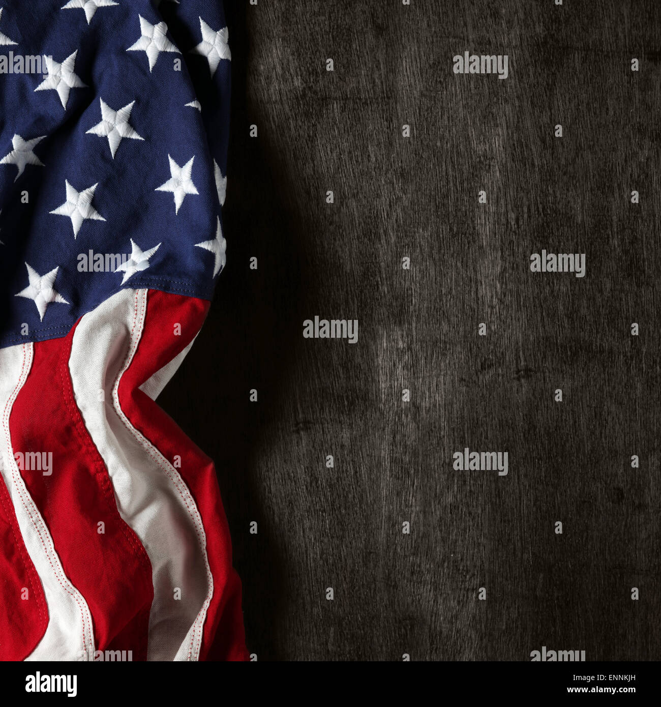 Amerikanische Flagge für Memorial Day oder 4th of July Stockfoto