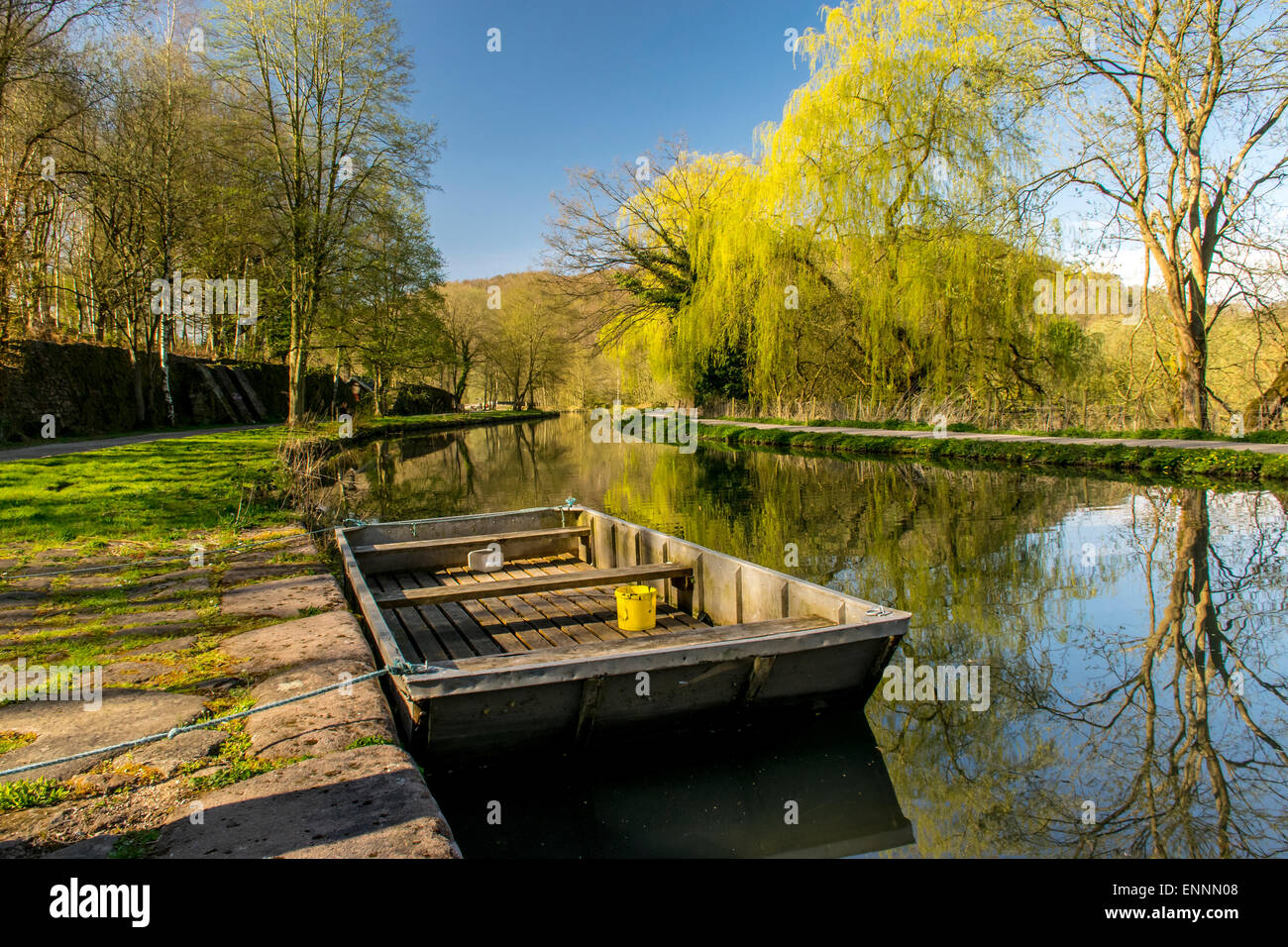 Cromford Kanal Stockfoto