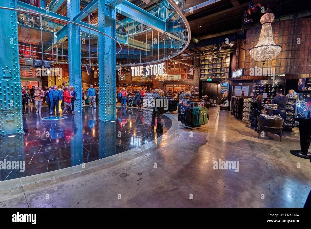 Das Guinness Storehouse Dublin Irland Stockfoto