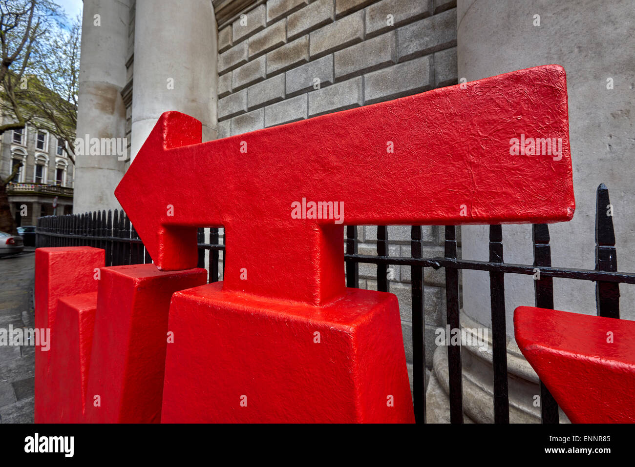 Dublin, die Hauptstadt und größte Stadt in Irland Stockfoto