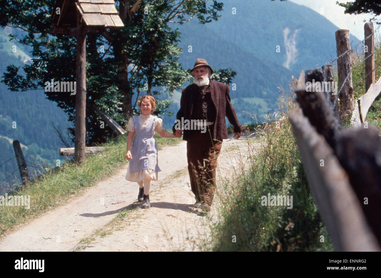 Heidi, Fernsehfilm, USA 1993, Regie: Michael Ray Rhodes, Monia: Noley Thornton, Jason Robards Stockfoto