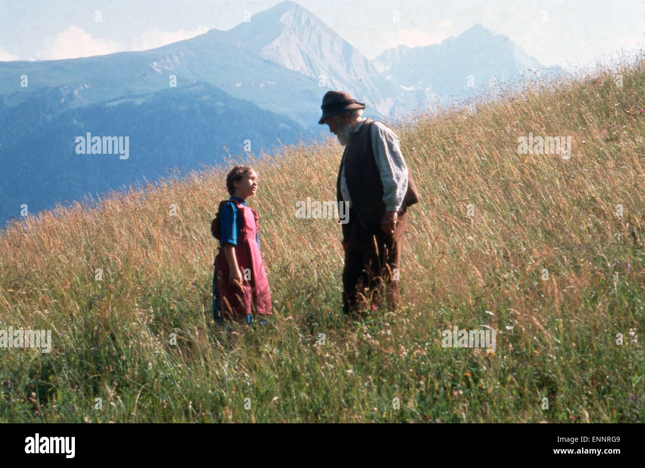 Heidi, Fernsehfilm, USA 1993, Regie: Michael Ray Rhodes, Monia: Noley Thornton, Jason Robards Stockfoto