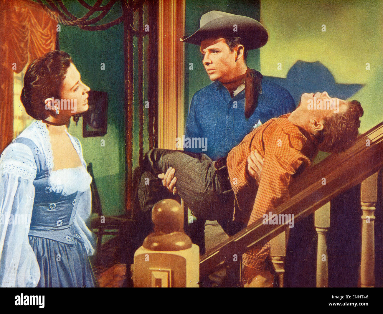 Fahren einen Crooked Trail, auch bekannt als: Der Weiße Teufel von Arkansas, USA 1958, Regie: Jesse Hibbs, Monia: Gia Scala, Audie Murphy, Edd Stockfoto