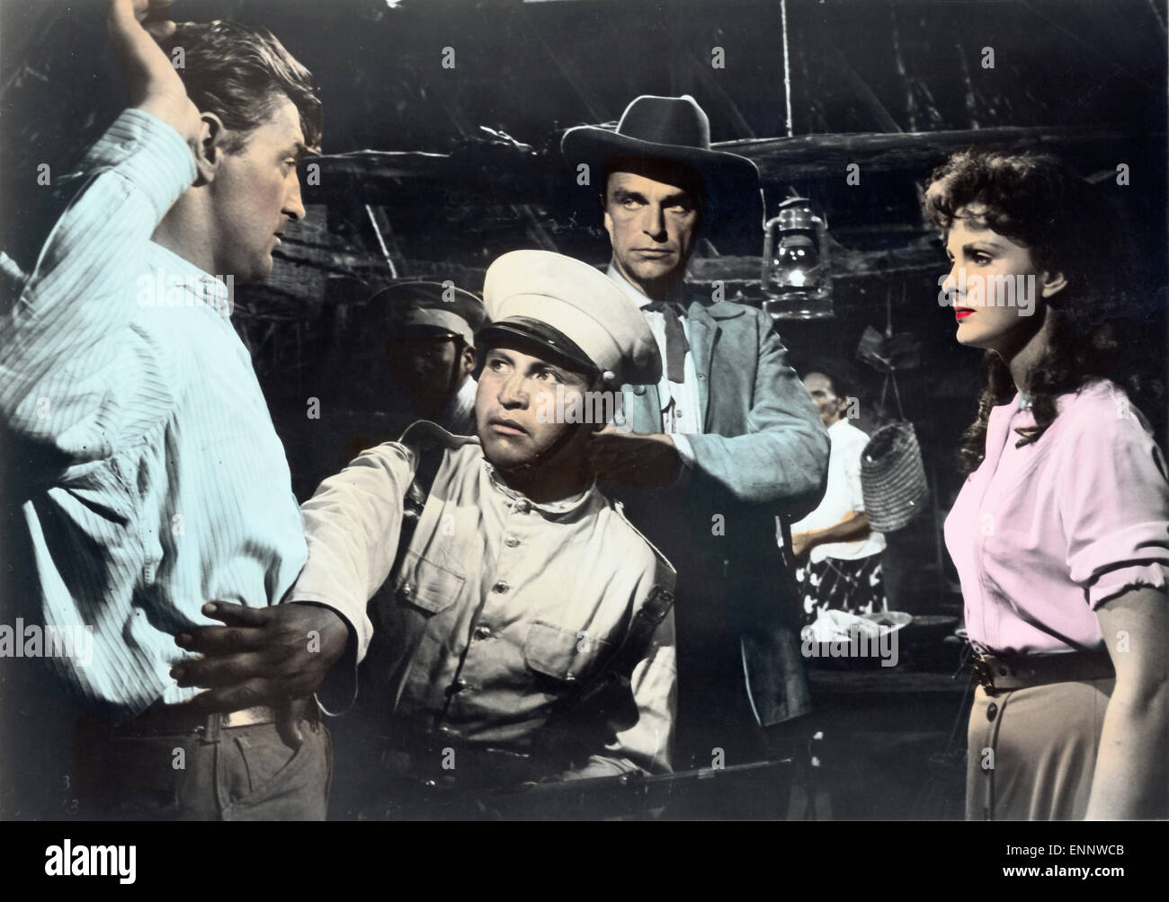 Bandido, USA/Mexiko 1956, Regie: Richard Fleischer, Monia: Robert Mitchum, Ursula Thiess, Henry Brandon Stockfoto
