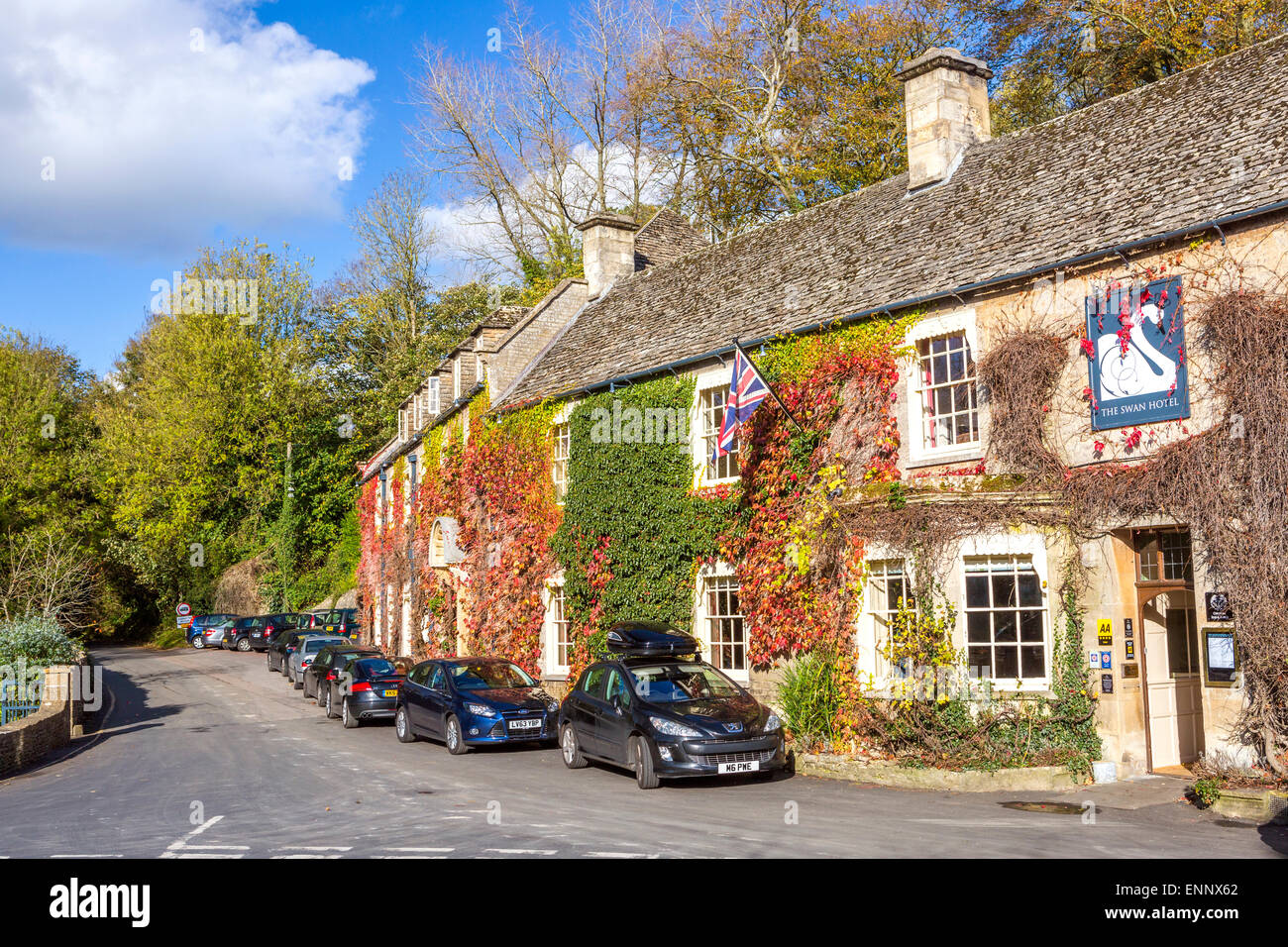 Bibury, Gloucestershire, England, Vereinigtes Königreich, Europa. Stockfoto