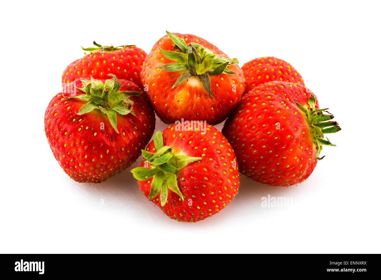 Frische Erdbeeren Stockfoto