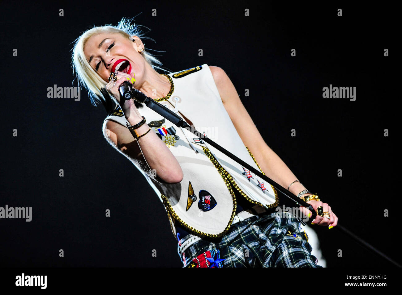 Las Vegas, USA. 9. Mai 2015. Gwen Stefani keinen Zweifel führt bei Rock in Rio-USA in Las Vegas, USA, 9. Mai 2015. Bildnachweis: Zhang Chaoqun/Xinhua/Alamy Live-Nachrichten Stockfoto