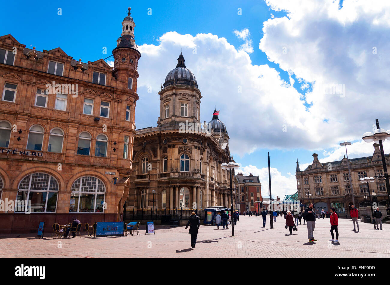 Queen Victoria Square in Kingston upon Hull East Yorkshire UK Stockfoto