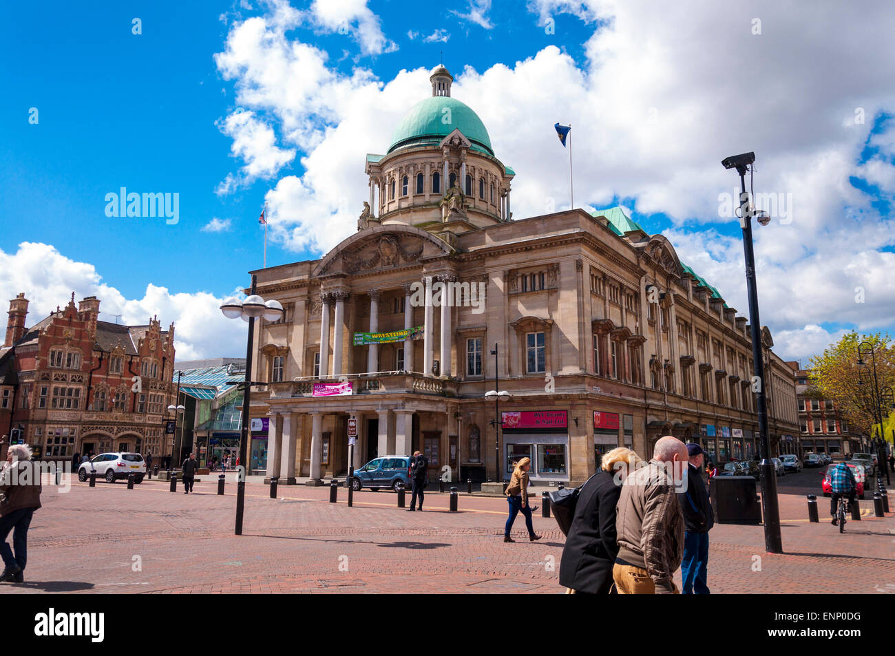 Rathaus am Queen Victoria Square in Kingston upon Hull East Yorkshire UK Stockfoto