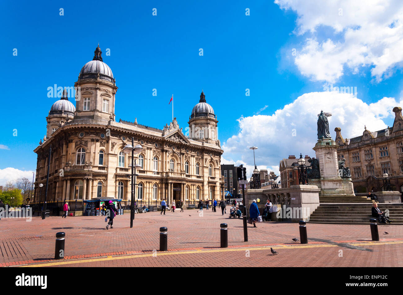 Schifffahrtsmuseum auf Queen Victoria Square in Kingston upon Hull East Yorkshire UK Stockfoto