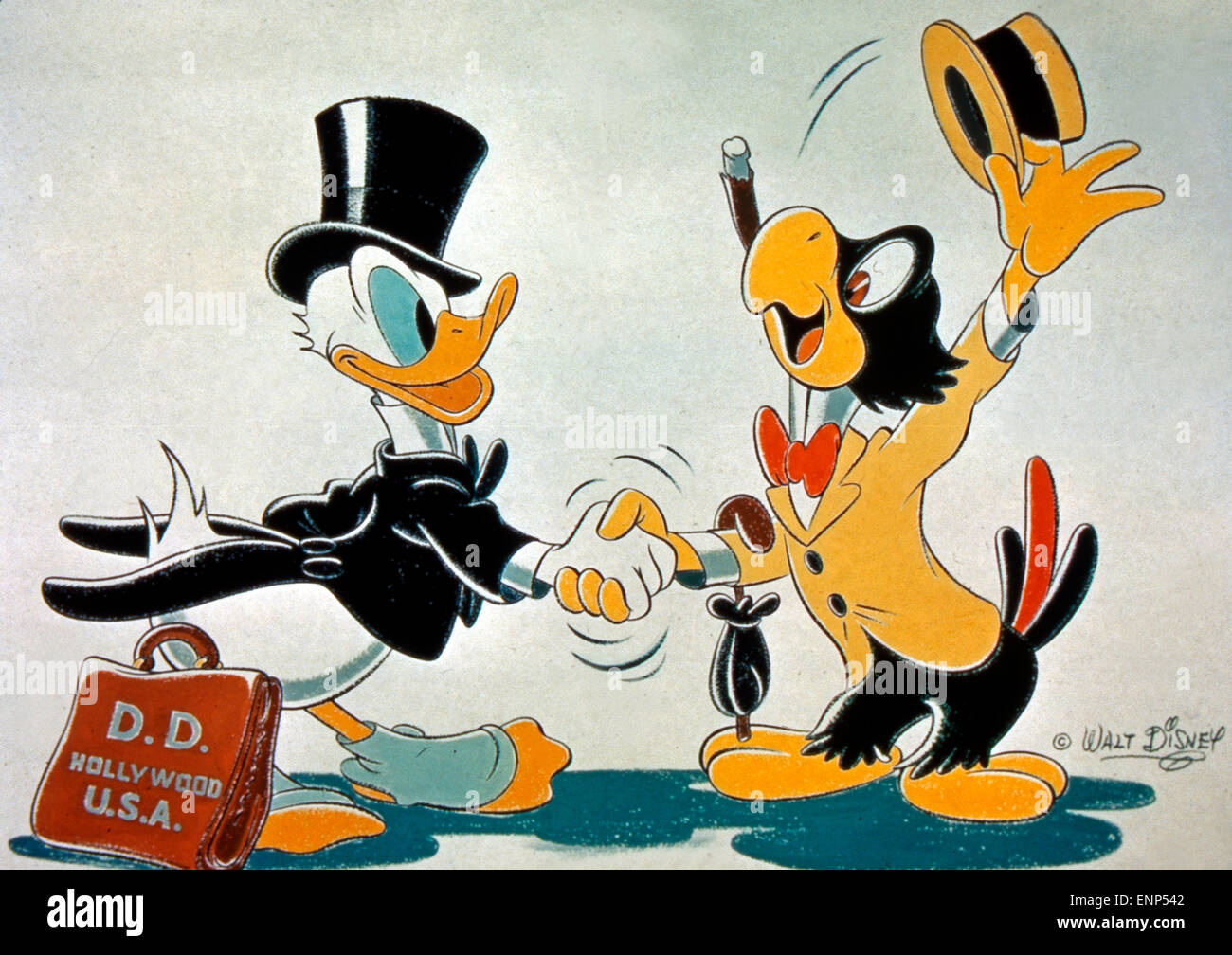 Die drei Caballeros, USA 1944, aka: Drei Caballeros, Regie: Norman Ferguson, Monia: Donald Duck Erfurts Jose Carioca (Trick Stockfoto