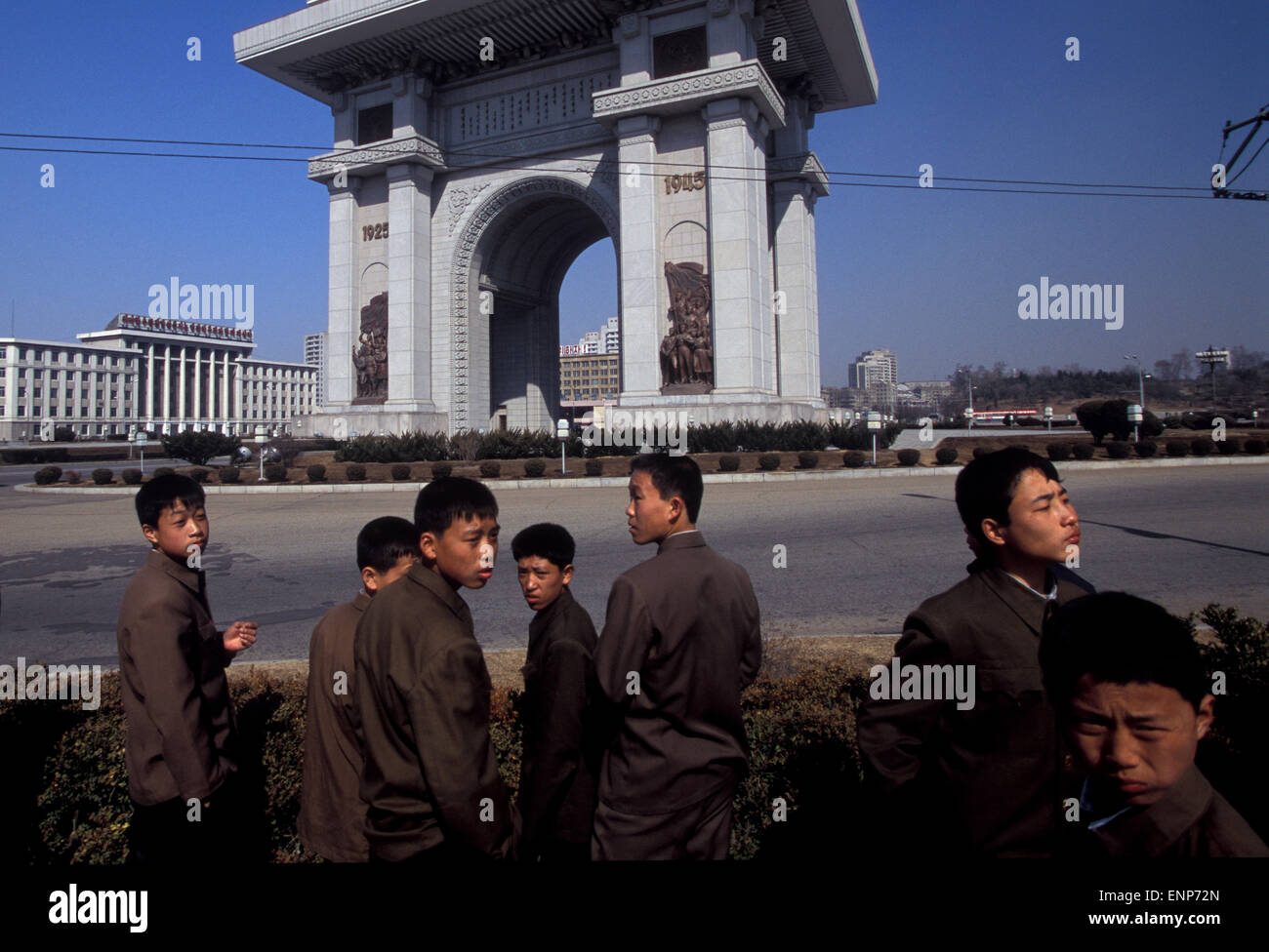 Pjöngjang, Nordkorea, Demokratische Volksrepublik Korea Stockfoto